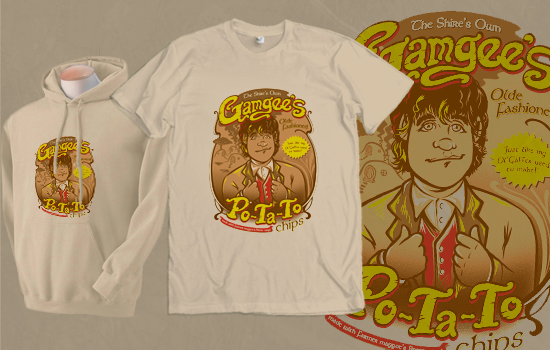 What's Taters Precious by zinggia | Lord of the Rings parody shirt for only $10