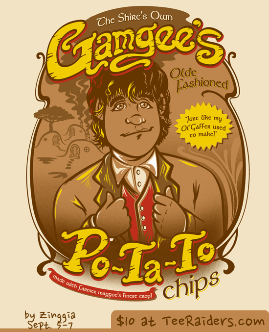What's Taters Precious by zinggia | Lord of the Rings shirt for only $10